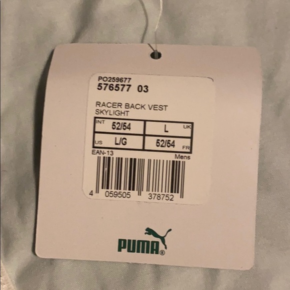 Puma Razor Back Tank - Picture 3 of 5